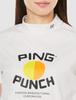 Женская футболка с коротким рукавом Ping Apparel (ИСКРА-С: Стрейч, Модифицированный воротник) / Гольф / 622-3168202 030_Белый, Размер M