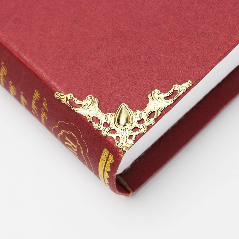 Metal Album Folders Scrapbook Antique Bronze Corner Brackets Box Decor Book Corner Protector