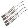 4PCS 20AS Brushless ESC Fast Switching Upgrade Parts Fit for FVT LittleBee;KS01813*4:(Black )