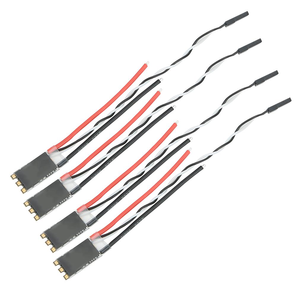 4PCS 20AS Brushless ESC Fast Switching Upgrade Parts Fit for FVT LittleBee;KS01813*4:(Black )