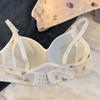 Бюстгальтеры Push Up для женщин, сексуальное нижнее белье с открытой спиной, милое нижнее белье для девочек, беспроводное нижнее белье