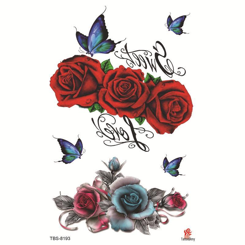 Водонепроницаемый набор тату-наклеек на всю руку с тотемными символами