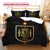 La Roja Pattern Bedding Quilt Set  Home Decoration  Gift (1 * duvet cover + 2 * pillowcase  without core)