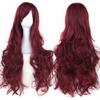 80cm Anime Cosplay Wigs Heat Resistance Women Wave Hairpiece Long Curly Hair  Cosplay Party