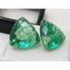 Certified Green Colombian Emerald Trillion Cut 14-15 Ct Fabulous Loose Gemstone