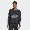 Adidas Unisex Fleece Sweatshirt Black House Of Tiro