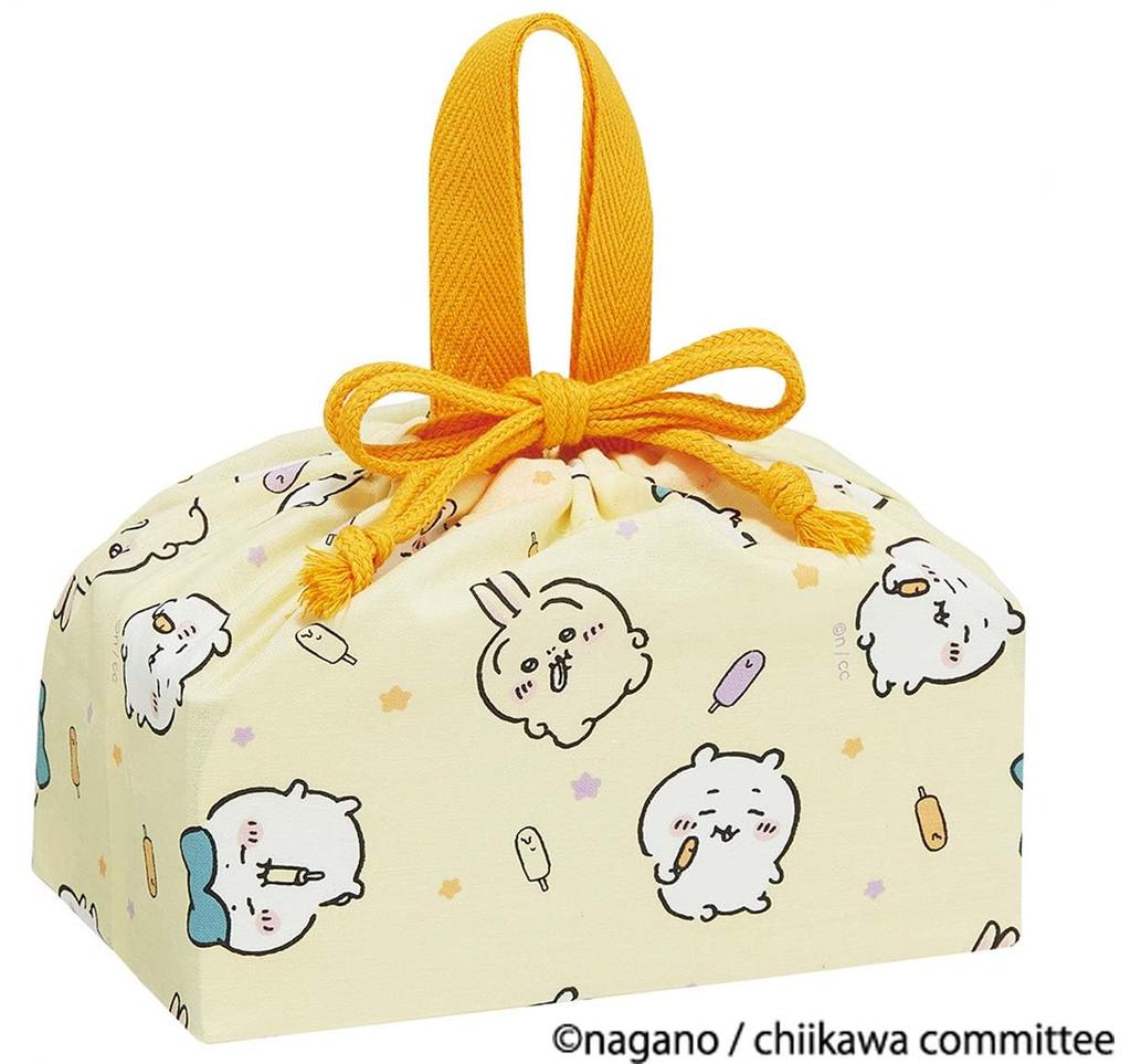 Skater Lunch Box Drawstring Bag Chikawa Made In Japan Children's KB7-A