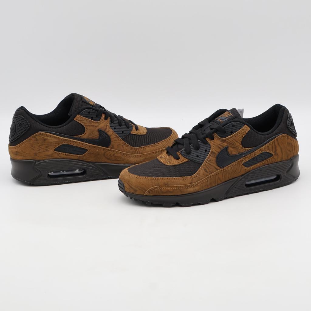 IQ0283-281 Nike Air Max 90 Premium Светло-Британский Загар Бархатно-Коричневый Черный (Мужской)