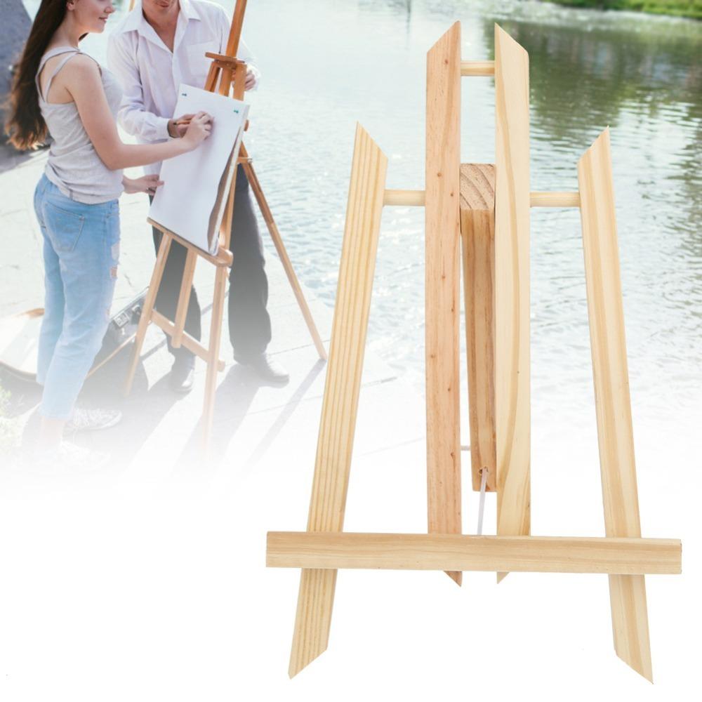 Foldable Wood Easel 28cm Table Easel Painting Holder Advertising Board Placement