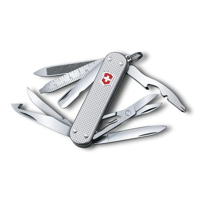 VICTORINOX Mini Champ ALOX Silver Swiss Army Knife Многофункциональный нож Апельсиновый нож Пресс для кутикулы Швейцарский многофункциональный инструмент с 15 функциями Компактный