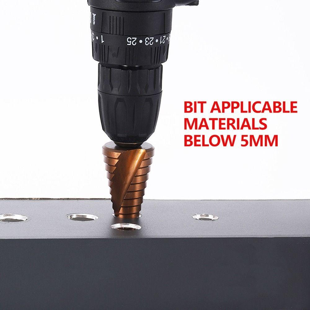 Chamfering Drilling Tools Multi-function Metal Drill Hole Opener Step Drill Bit HSS