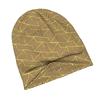 ZLIENSZUS Adult Chevron Herringbone Hexagonal Beanie Hat - Modern Geometric Chevron & Herringbone Patterns, Urban Style Suitable for Commuting, Evenin