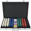 Poker Set - VIDAXL - 1000 Chips - Aluminum Case