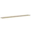 Wall Shelves 4 pcs White and Sonoma Oak 115 x 9 x 3 cm