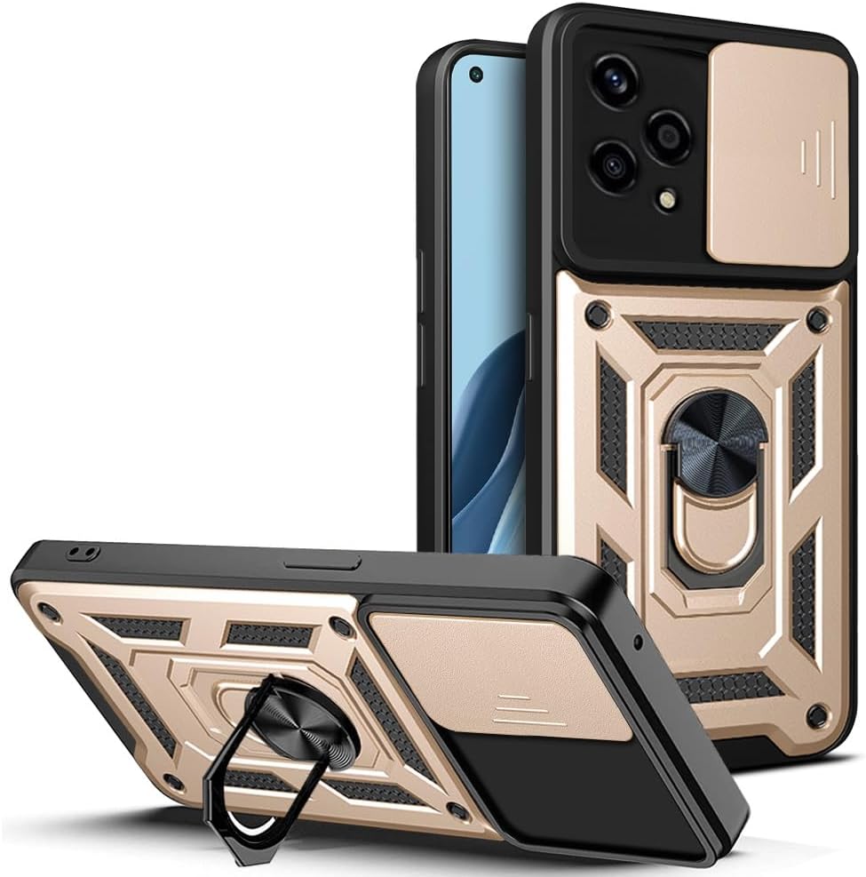 Чехол Armor Case For Honor 200 Lite Cover For Honor 200 Pro With Lens Protection With Ring Magnetic Holder Coque Fundas