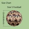 1pc Betty Boop Size 5 Soccer Ball, Standard Sport Football Firm Stitching for Training And Match, Gentle on the Feet, Durable and Unique