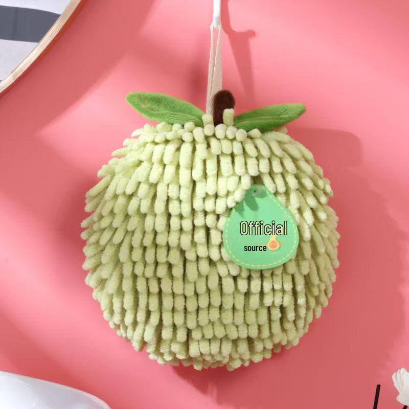 Quickdry Kitchen Hand Towel Chenille Absorbent Thickened Hanging Fruit Design