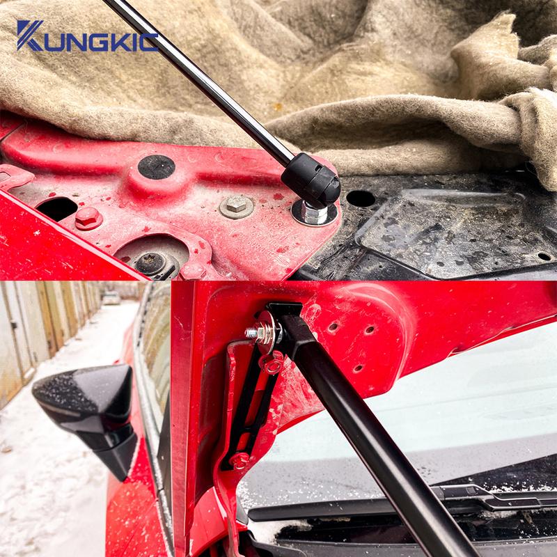 Hood Struts For Seat Leon MK3 5F 2013 2014 2015 2016 2017 2018 2019 Shock Dampers Front Bonnet Modify Lift Supports Gas Springs