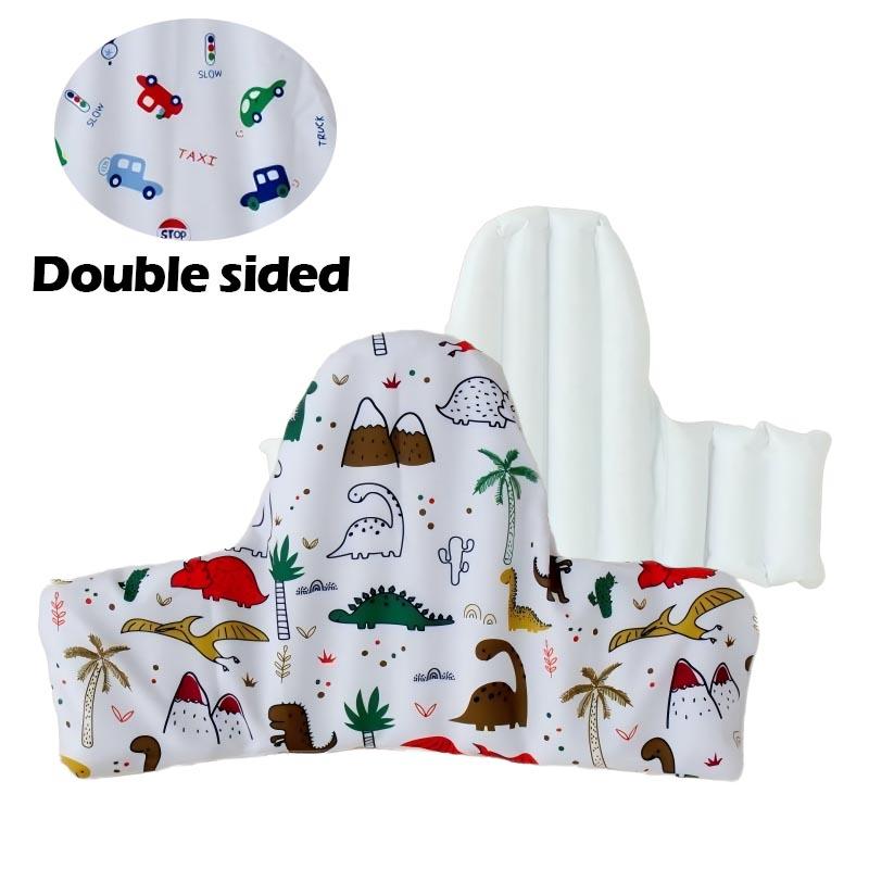 Infant Seat High Chair Cushion Baby Dining Chair Sofa Chair Double Sided Printing Seat Cover Highchair Inflatable Back Cushion