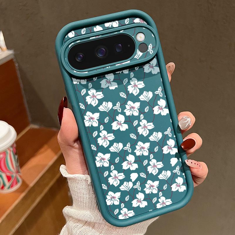 Мягкий силиконовый чехол с рисунком розы для Google Pixel 9 8 Pro Xl 8a, противоударный матовый защитный чехол для линз от падения