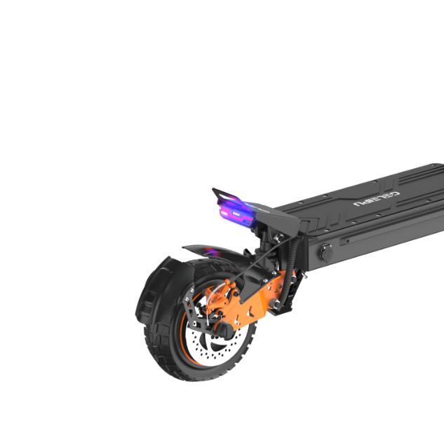 Внедорожный электросамокат GELEIPU Z1 PRO 1200 Вт*2 Мотор 52 В 20 Ач Батарея 10-дюймовые Шины Макс. скорость 65 км/ч Запас хода 70 км Взрослый самокат