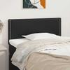 vidaXL Kopfteil Schwarz 90x5x78/88 Cm Kunstleder
