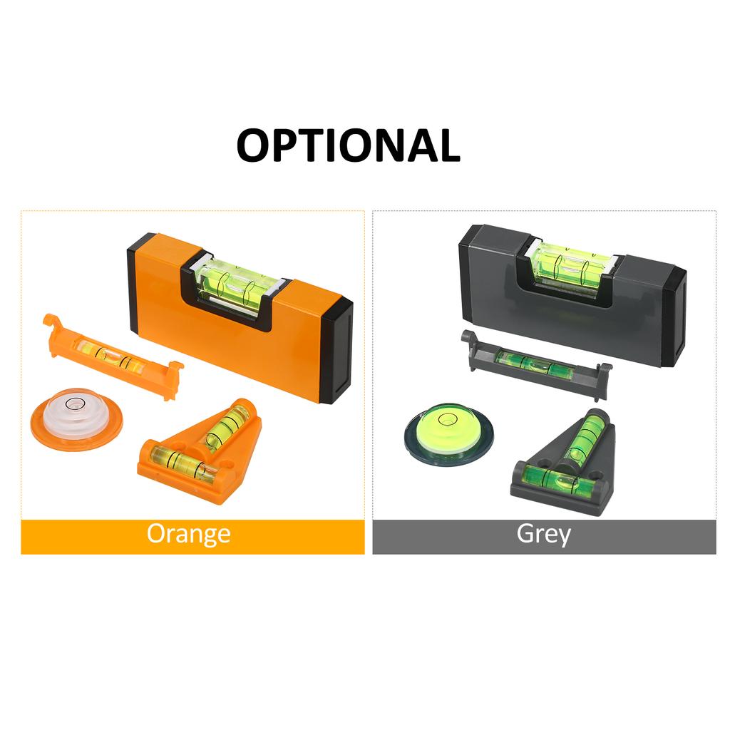 Набор инструментов для мини-уровня 4-в-1 Портативный маленький пузырьковый уровень Магнитный карманный уровень T-уровень Струнный уровень