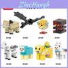 Kids Will Love This Minecraft Alpaca Puffer Lava Monster Moo Flower Skull Horse Building Blocks Toy Set!