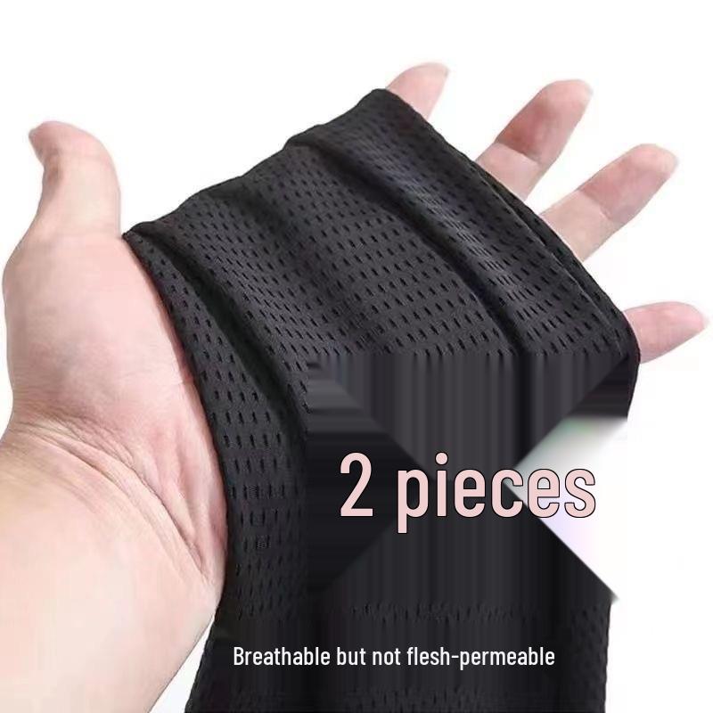 Доступные мужские брюки палаццо из ледяного шелка и сетки, быстросохнущие, больших размеров, повседневные, для лета