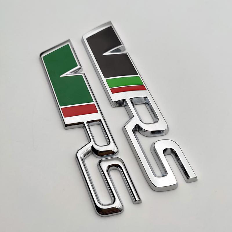 3d RS Logo VRS Emblem Nameplate Car Front Grille Trunk Badge RS VRS Accessories