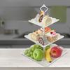 European Style Three-layer Fruit Tray Dried Fruit Tray Afternoon Tea Dessert Tray Dessert Table Multi-layer Cake Stand Cake Table