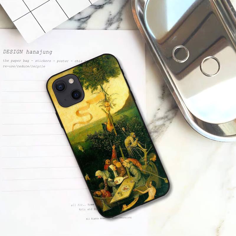 Чехол для телефона Hieronymus Bosch для iPhone 11 12 Mini 13 14 Pro XS Max X 8 7 6s Plus 5 SE XR Shell