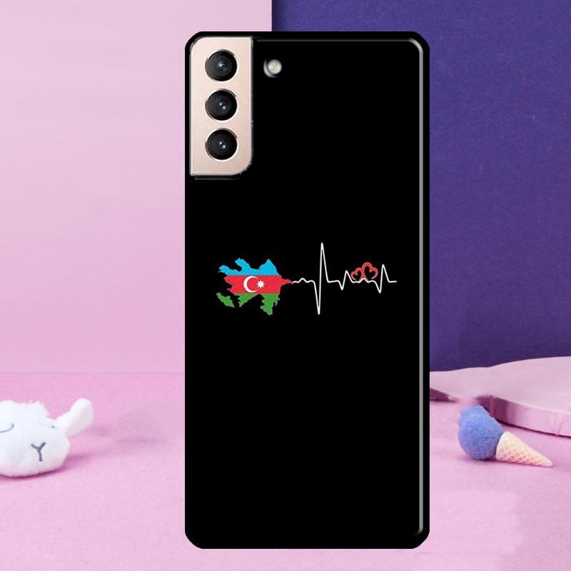 Чехол для телефона с флагом Азербайджана для Samsung Galaxy S25 Ultra S24 Ultra S9 S10 S20 S21 S22 Plus S23 S24 FE