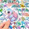 10/50pcs Colorful Cute Sea Turtle Stickers Turtle Marine Animal Graffiti Stickers for DIY Luggage Laptop Skateboard Motorcycle Bicycle Stickers