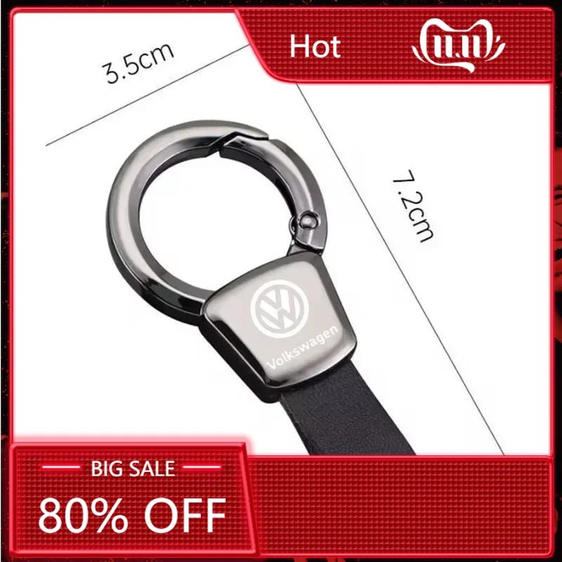 2025 Горячий кожаный брелок Модный брелок с логотипом автомобиля Подвеска для Volkswagen Golf Passat Jetta Touareg Tiguan Polo Beetle Sharan