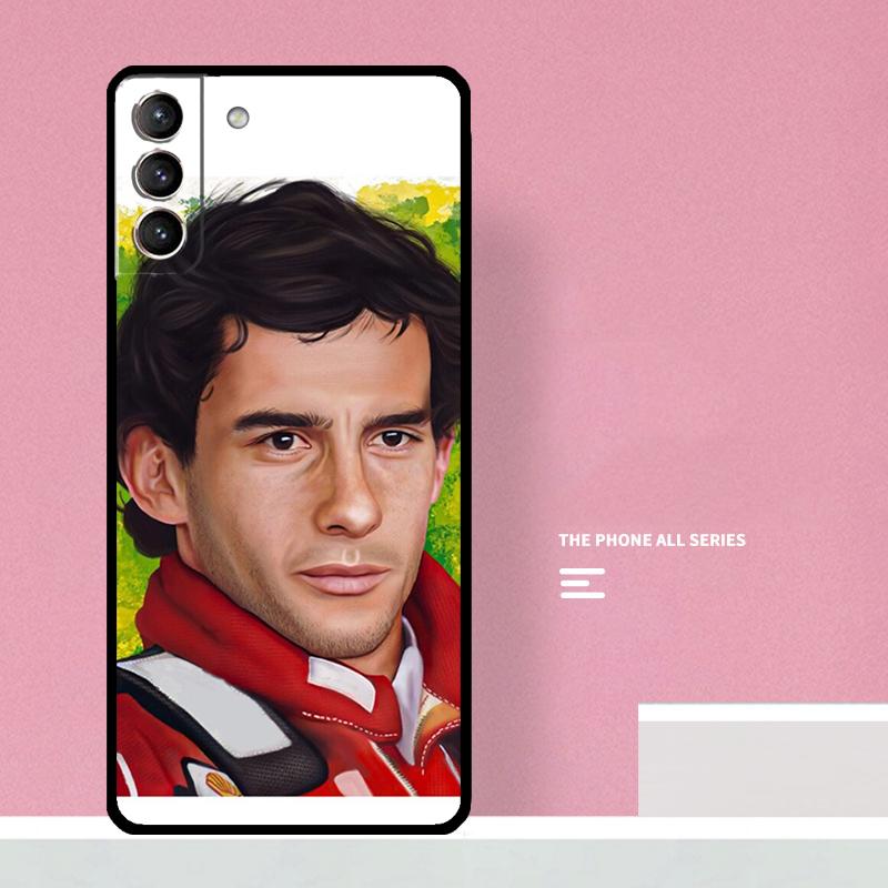 Racing Ayrton Senna Case For Samsung Galaxy S22 S23 Ultra S20 S21 FE Note 10 Plus S8 S9 S10 Note20 Ultra Cover