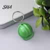 Plastic Key Chain 5Pcs Mini Security Helmet Keychain, Simulated Construction Backpack Accessories Ring Holder, Decorative Keychain Pendant for