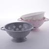 Fuji Enamel Draining Bowl Colander 22cm (Pink)