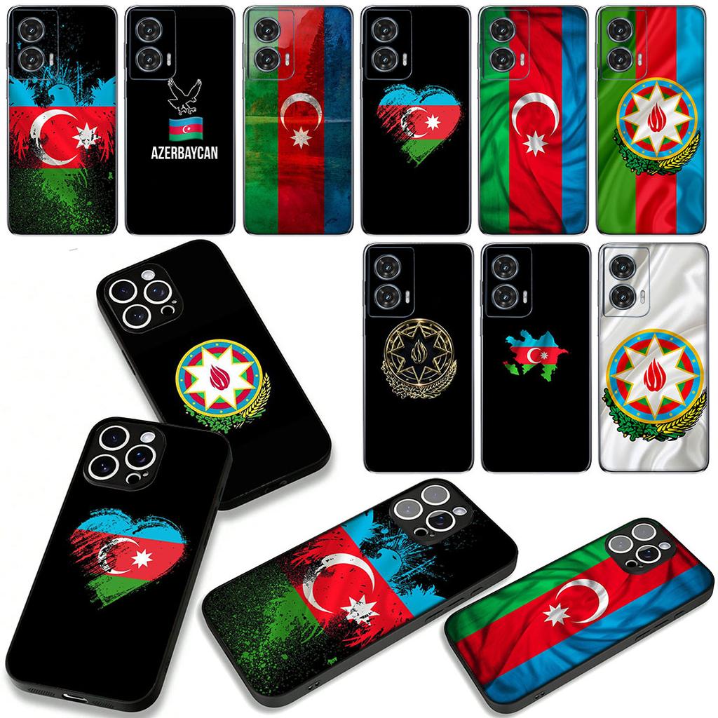 Чехол для телефона Азербайджан Бута Флаг для Samsung Galaxy S25 S23 S22 S24 FE Ultra Plus A56 A05 A06 A15 A16 A57 S7 Edge