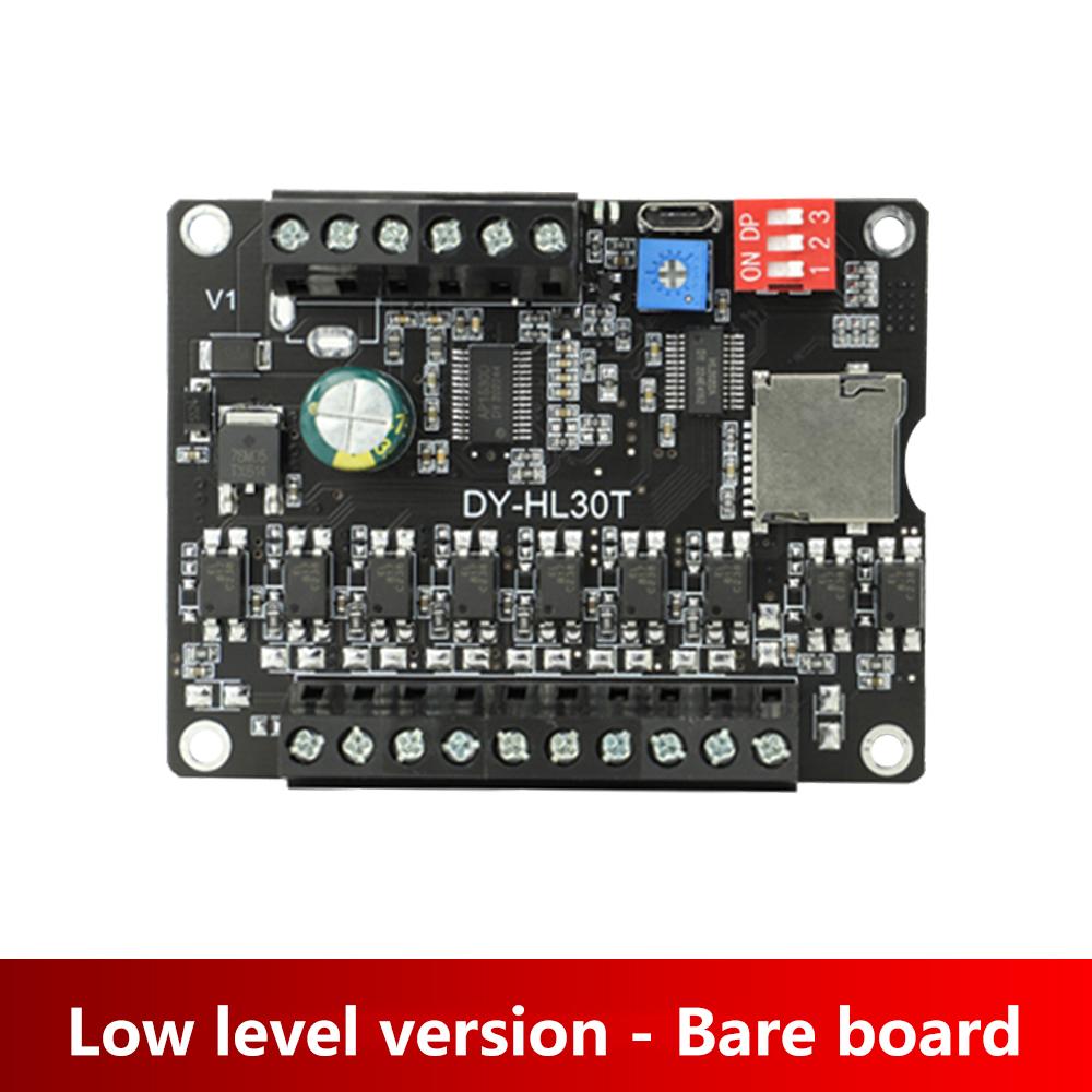 DC9-24V 30W Power Voice Broadcast Sensor Audio Module Low High Level Triggered MP3 Playback TF Card U Disk L30T H30T with shell