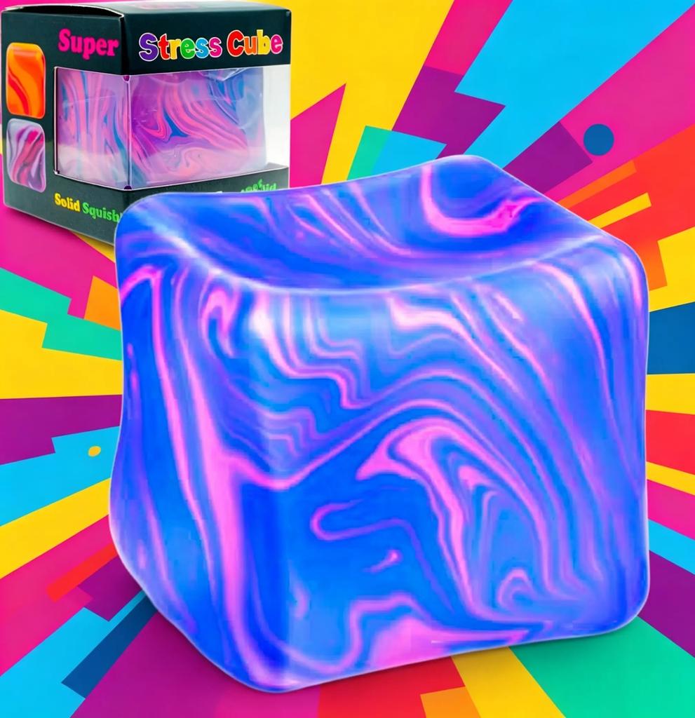 Игрушка для СДВГ Новая Сквиши Игрушка Needoh Медуза Куб Снятие Стресса Фиджет Сенсорная Против Тревоги Сжимаемая Игрушка Новая
