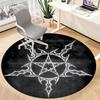 1PC Gothic Star Pattern Chair Carpet for Office, Indoor Non-Slip Washable Carpet, Soft Comfortable Mat For Office Room yy250930323