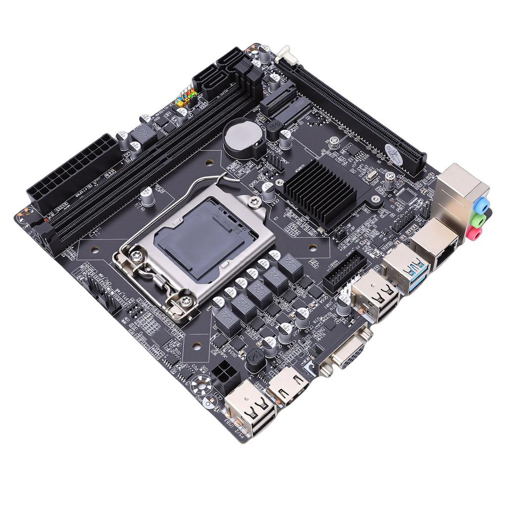 Игровая материнская плата H110 LGA 1151 Двухканальная DDR4 M.2 Nvme Serial ATA3.0 6 Гбит/с PCI E X16 - ITX Компьютерная материнская плата Поддержка процессоров 6-го, 7-го, 8-го поколений