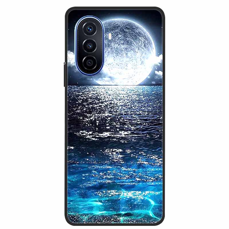 Чехол для Huawei Nova Y70 Plus Волк Черный Силиконовый Мягкий Чехол для Телефона Для Huawei Nova Y70 Задняя Крышка Чехол NovaY70 Y 70 Funda Coque