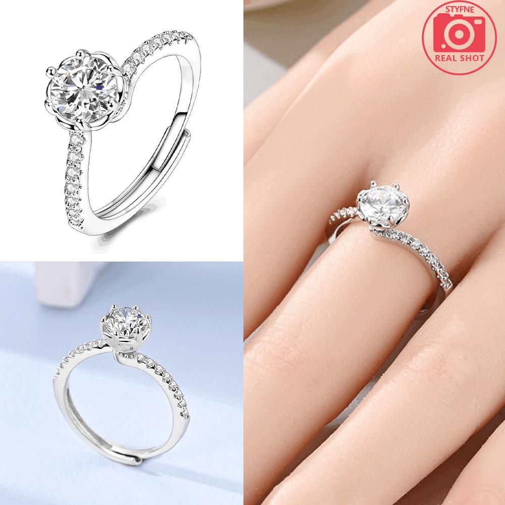 Girl Original Metal Round Zirconia Ring Accessory Twisted Intertwined Valentine'S Day Fine Wedding Gifts Accessory Set Elegant Fashion Beautiful