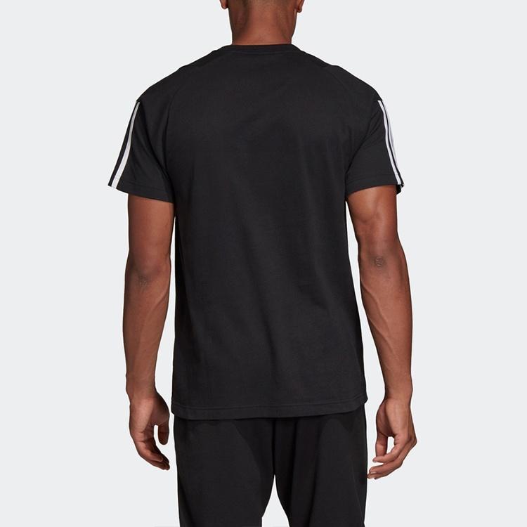 adidas Must Haves 3-Stripes Sport T-Shirt 'Core Black' Men's DT9955
