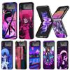 Чехол Vaporwave Glitch с аниме для Samsung Galaxy Zflip Z Flip 4 Z Flip 3 5g Zflip3 Zflip4 Flip3 Zflip, бампер, черный чехол