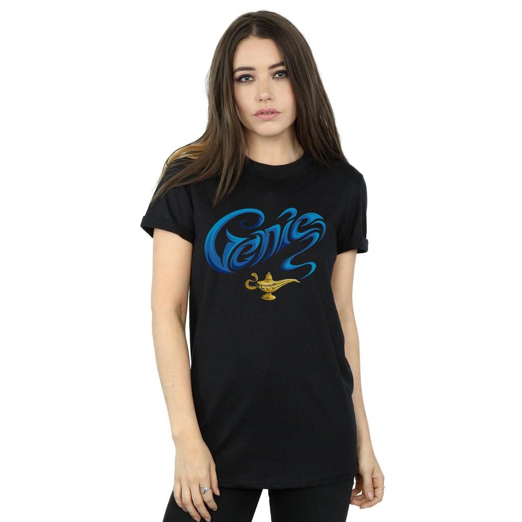 Disney Womens/Ladies Aladdin Movie Genie Lamp Cotton Boyfriend T-Shirt