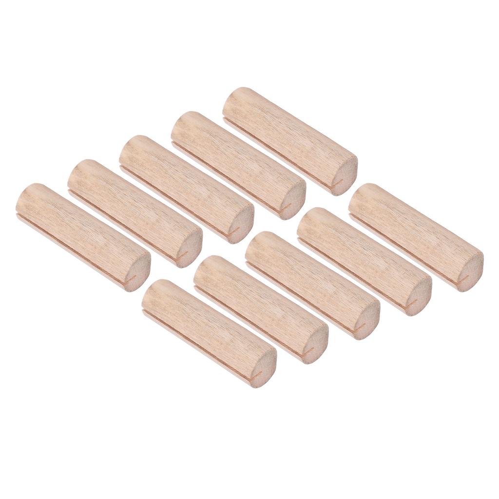 20Pcs Wooden Cards Stand Cylindrical Wood Photo Holder Table Top Display for Party Wedding Decoratio