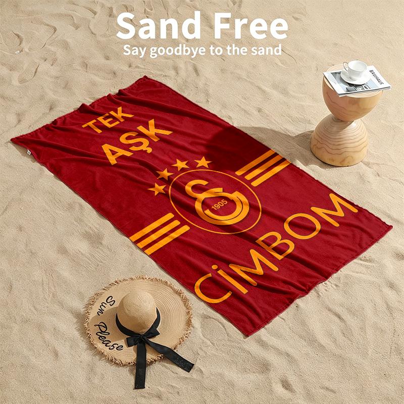 Galatasaray Beach towels also serve as bath towels summer essential a musthave for the outdoors the beach and the pool